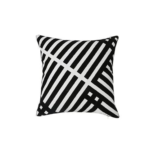 Moroccan Ethnic Style Black And White Throw Pillow Cover Tufted Cotton Linen Nordic Decorative Cushion Cover For Sofa Bed
