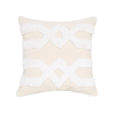 Moroccan Tufted Throw Pillow Cover Geometric Cotton Cushion Cover With Tassels Bohemian Sofa Pillow Case For Home Decor