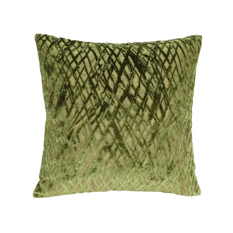 Velvet Jacquard Cushion Cover Plant Geometric Pattern Square Pillow Case For Living Room Sofa Bedside Office
