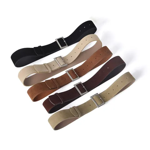 Women's Casual Genuine Leather Belt Vintage Wide Waist Band Retro Metal Buckle Coat Dress Decorative Waistband Fashion Accessories