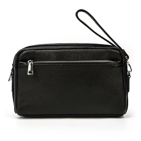 Sac Bandoulière en Cuir Véritable pour Hommes Vintage Grande Capacité Sac Bandoulière Multifonctionnel Business Pochette Sac à Épaule