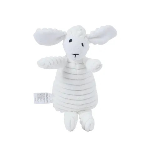 Plush Stuffed Animal Dog Toy Squeaky Chew Teething Toy Cute Fox Duck Lion Sheep Interactive Pet Toy For Puppy