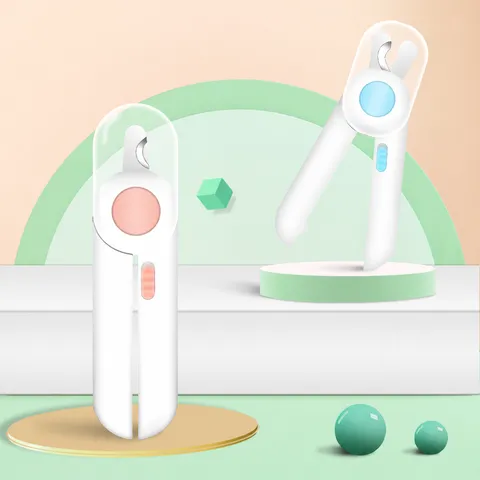 Pet Nail Clipper With LED Light And Blood Line Protection Dog Cat Nail Trimmer Professional Pet Grooming Tool