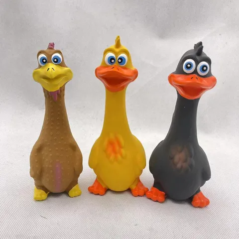 Jouet Pour Chien Siffleur En Latex Jouet À Mâcher Interactif Pour Chiot Et Grands Chiens Forme D'Animal Mignonne Fournitures Et Accessoires Pour Animaux