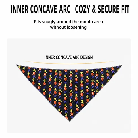 Bavaglino per Animali Domestici di Halloween Sciarpa Triangolare Simpatica Zucca Gatto Cane Bandana Costume Abbigliamento Festa di Vacanza Accessori per Animali