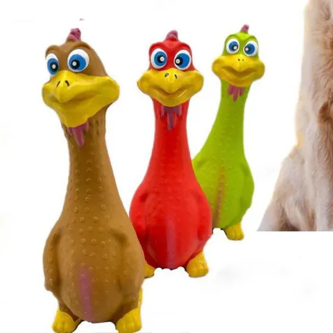Jouet Pour Chien Siffleur En Latex Jouet À Mâcher Interactif Pour Chiot Et Grands Chiens Forme D'Animal Mignonne Fournitures Et Accessoires Pour Animaux
