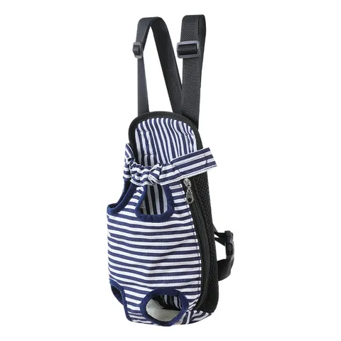 Pet Carrier Backpack Breathable Mesh Four Legs Out Dog Cat Front Bag Travel Portable Canvas Pet Supplies