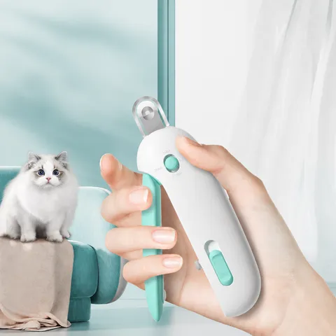 Pet Nail Clippers With Adjustable Hole Safety Guard Stainless Steel Blade Nail Trimmer For Cats And Dogs Grooming