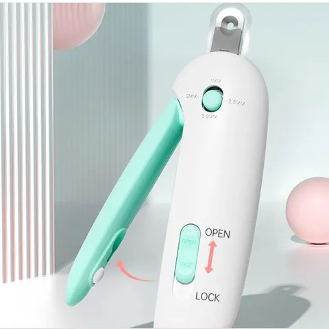 Pet Nail Clippers With Adjustable Hole Safety Guard Stainless Steel Blade Nail Trimmer For Cats And Dogs Grooming