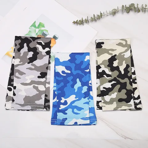 Outdoor Sports Sun Protection Arm Sleeves Ice Silk Breathable Camouflage Cycling Cooling UV Protection Arm Cover