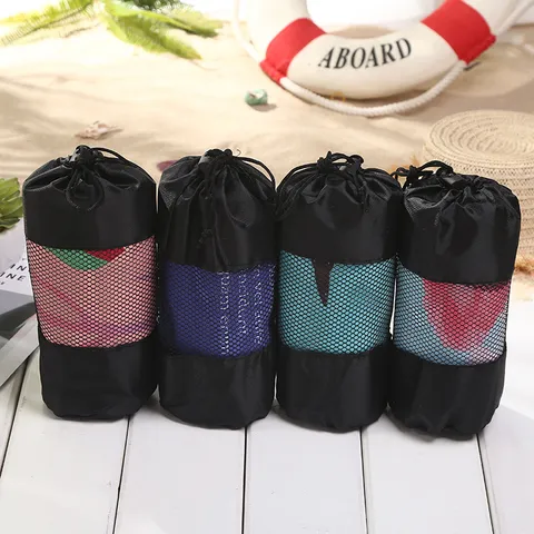 Asciugamano Sportivo in Microfibra ad Asciugatura Rapida Portatile Assorbente Palestra Viaggio Spiaggia Morbido Leggero