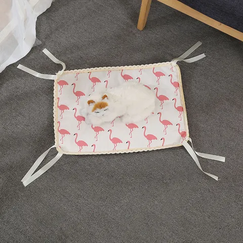 Summer Pet Cooling Mat Breathable Ice Silk Dog Cat Sleeping Pad Cool Mat With Lace Trim For Small Medium Pets