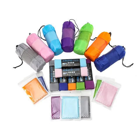 Asciugamano Sportivo in Microfibra Asciugatura Rapida Assorbi-Sudore Palestra Allenamento Portatile Esterno per Unisex