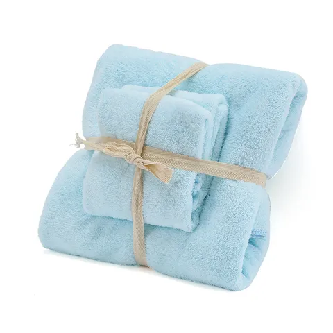 Gift Infant Baby Bath Towel High Grade Thickened Coral Fleece Face Towel Household Soft Absorbent Towel