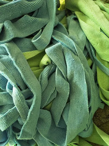 Retazos de Paño de Limpieza de Microfibra Colores Surtidos Trapos Industriales Para Cocina Limpieza del Hogar Material de Toallas
