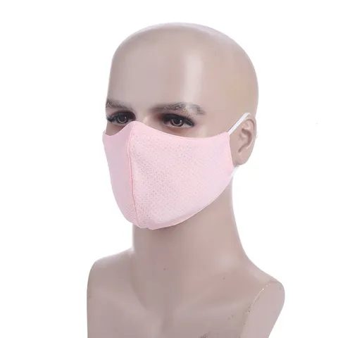 Summer Ice Silk Sun Protection Face Mask Breathable Mesh Washable Anti UV Face Cover For Adults And Kids