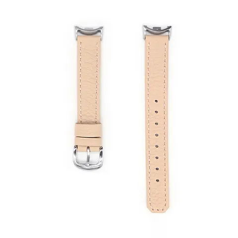 Correa de Reloj de Cuero Genuino Patrón de Lichi Banda de Repuesto Para Smart Band Rastreador de Fitness Accesorio de Moda