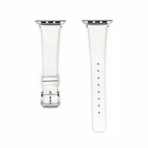 Cinturino per Orologio in Pelle Sottile Compatibile Con Smartwatch Cinturino di Ricambio Minimalista in Pelle Morbida Per Donna