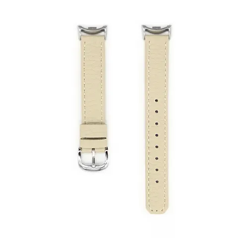 Correa de Reloj de Cuero Genuino Patrón de Lichi Banda de Repuesto Para Smart Band Rastreador de Fitness Accesorio de Moda