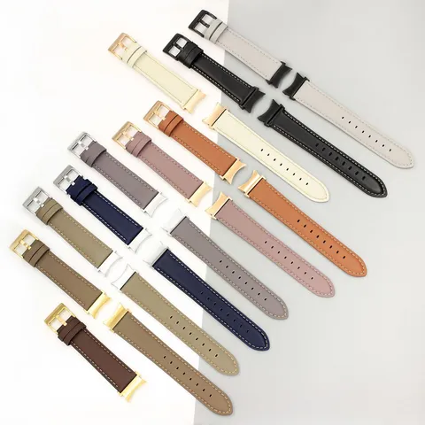 Cinturino per Orologio in Vera Pelle Compatibile Con Samsung Galaxy Watch Cinturino di Ricambio Accessori per Orologi Moda