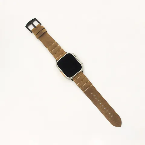 Cinturino per Orologio in Vera Pelle Crazy Horse Cinturino di Ricambio Con Fibbia ad Ardiglione in Metallo Per Smartwatch Gioielli Uomo