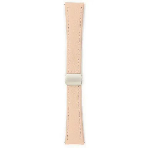 Genuine Leather Watch Band For 41mm Smartwatch Litchi Pattern Magnetic Folding Clasp Replacement Strap Fashion Accessories