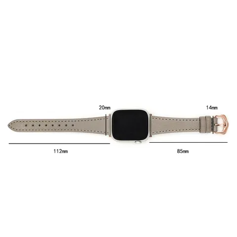 Cinturino per Orologio in Vera Pelle Compatibile Con Cinturino Apple Watch Serie Ultra SE Elegante Cinturino di Ricambio per Donna