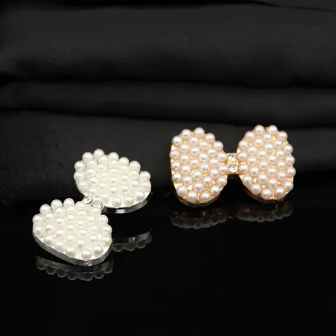 DIY Lega Fiocco Strass Perla Artificiale Custodia per Telefono Scarpa Accessorio per Capelli Ciondolo Artigianale