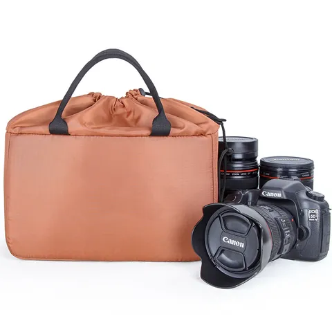 Thickened Velvet DSLR Camera Insert Bag Portable Photography Pouch Drawstring Protective Storage Bag For Camera