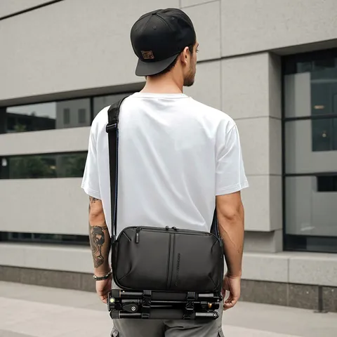 Oxford Cloth Camera Bag Men Waterproof Single Shoulder Crossbody Digital Storage Bag For Photography Equipment