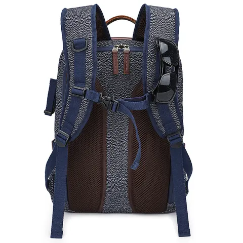Vintage Canvas Camera Backpack Waterproof Large Capacity Travel Rucksack Casual Daypack For SLR DSLR Camera And Laptop