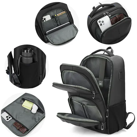 Waterproof Oxford Cloth Camera Backpack Large Capacity Multifunctional Photography Bag With Laptop Compartment
