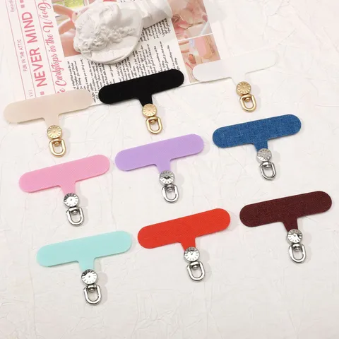 Parche Universal para Cordón de Teléfono de Tela Oxford Pestaña de Anillo D de Metal Accesorios para Celular