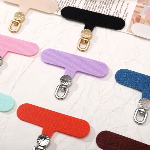 Parche Universal para Cordón de Teléfono de Tela Oxford Pestaña de Anillo D de Metal Accesorios para Celular