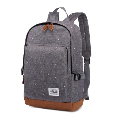 Large Capacity Canvas Backpack Vintage Casual School Bag Urban Minimalist Travel Daypack For Men Women