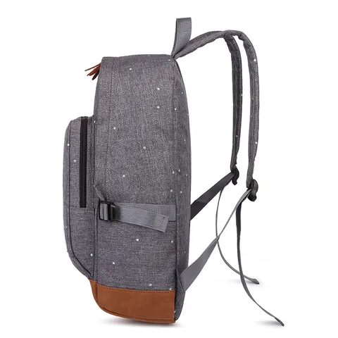 Large Capacity Canvas Backpack Vintage Casual School Bag Urban Minimalist Travel Daypack For Men Women