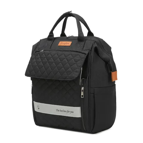 Multi-Functional Diaper Backpack Large Capacity Oxford Fabric Travel Bag For Mother