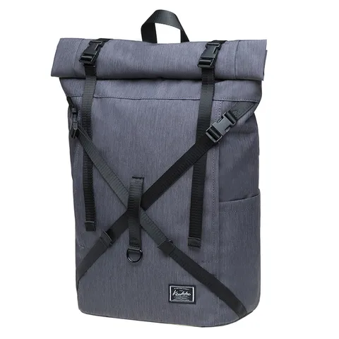 Casual Waterproof Polyester Laptop Backpack For Men Women Urban Travel School Bookbag Minimalist Fashion Daypack