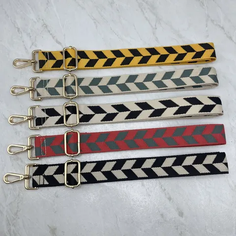 Wide Canvas Bag Strap Replacement Adjustable Crossbody Purse Strap With Metal Hardware For Shoulder Bags Handbags