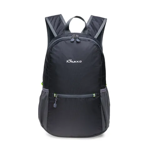 Waterproof Nylon Folding Backpack Casual Travel Large Capacity Foldable Daypack Unisex Outdoor School Bookbag
