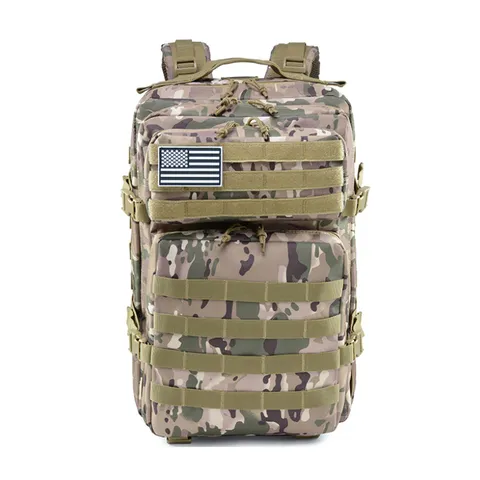 Outdoor Taktischer Rucksack Wasserdicht Oxford Stoff Bergsteigen Camping Camouflage Wanderrucksack Für Herren