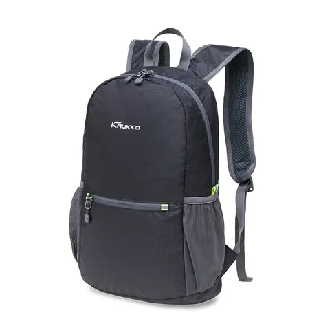 Waterproof Nylon Folding Backpack Casual Travel Large Capacity Foldable Daypack Unisex Outdoor School Bookbag