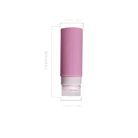 Draagbare Siliconen Reistoiletartikelen Flessen Set Navulbare Knijpbare Lekkagevrije Dispenser Containers Voor Shampoo Lotion Cosmetica