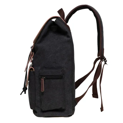 Vintage Canvas Backpack For Men Women Casual Travel School Bookbag Large Capacity Durable Laptop Daypack