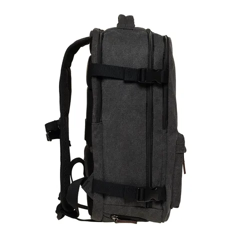 Casual Canvas Backpack Large Capacity Travel Business School Bookbag Unisex Laptop Backpack Durable Daily Daypack