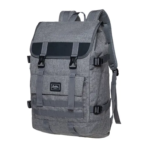 Large Capacity Casual Backpack Durable Canvas Travel Business Commuting School Bookbag For Men And Women
