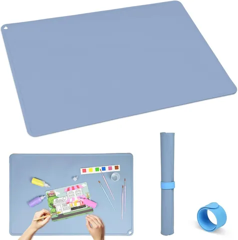 Thickened Silicone Placemat Heat Resistant Washable Kids Table Mat Waterproof Dining Table Protector For Home Kitchen