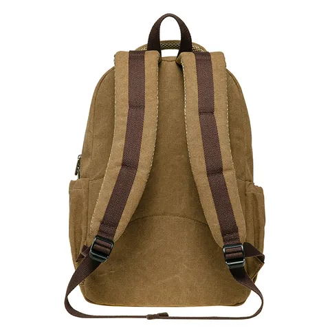 Retro Canvas Backpack Casual Travel Daypack Vintage School Bookbag For Men Women