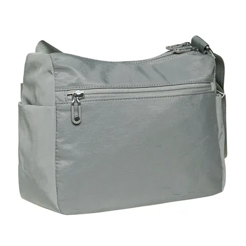 Casual Nylon Women Shoulder Bag Multi Pocket Daily Commuting Crossbody Bag Simple Urban Handbag Female Travel Purse