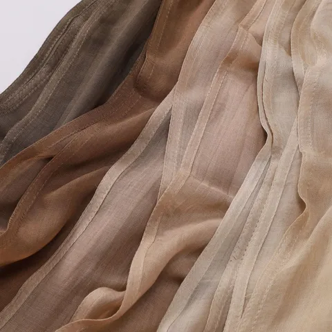 Women Solid Color Viscose Scarf Lightweight Breathable Long Shawl Soft Casual Fashion Head Wrap Spring Autumn Daily Wear